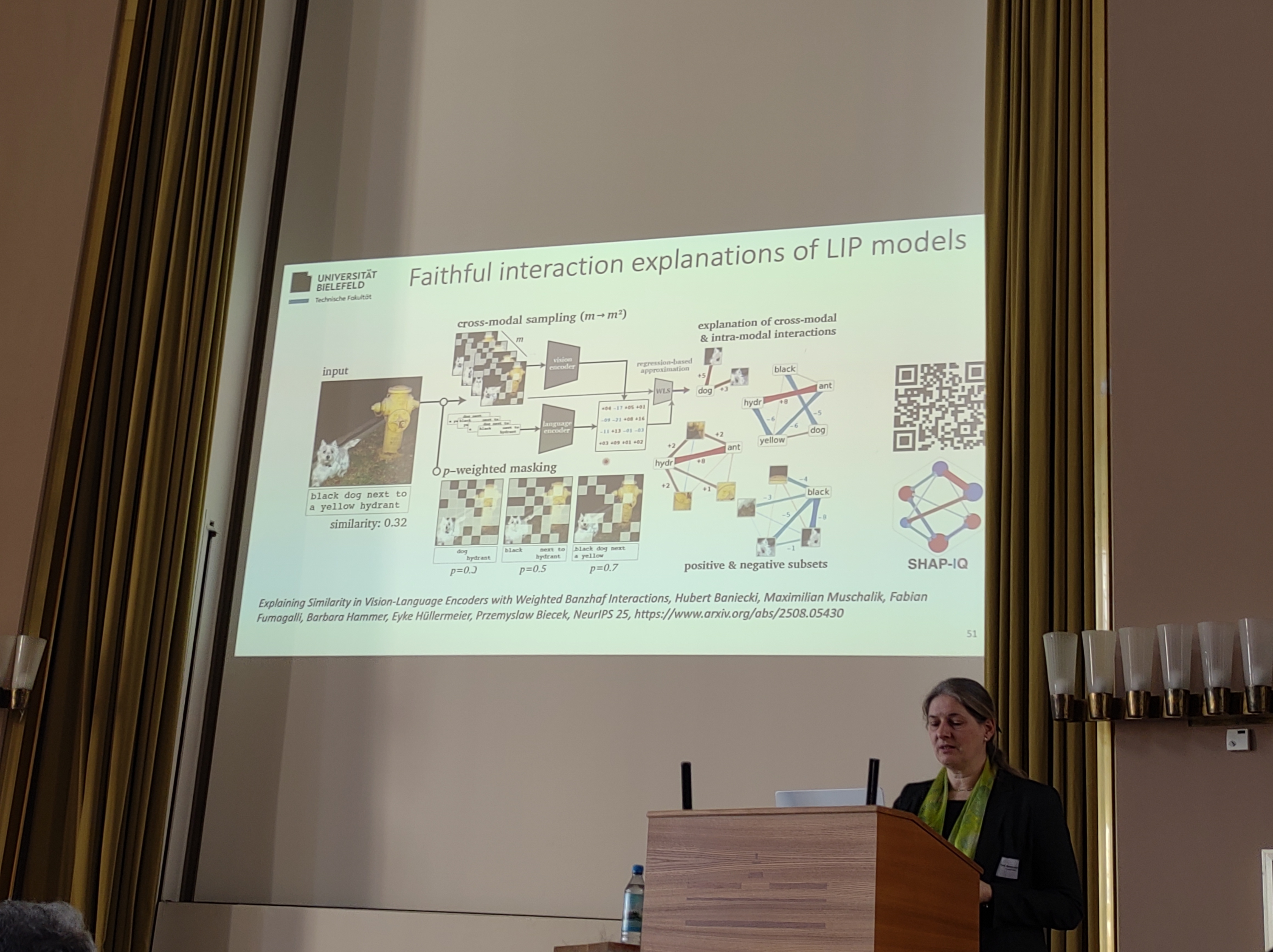 Talk by Barbara Hammer about explainable AI
